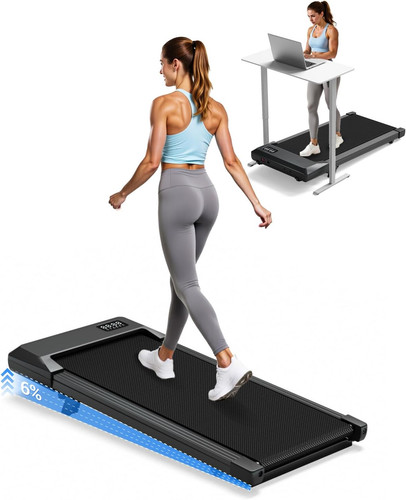 Portable under desk - desk, treadmill
